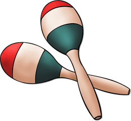 Maracas Clipart Music Instrument - Musical Maracas Instrument Clipart Png