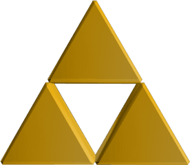 Nintendo 64 - Ocarina Of Time Triforce Png