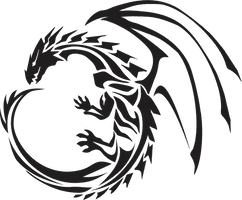 Black Tattoo Dragon Png Images