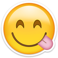 Emoticon Happy Tongue Transparent Png - Whatsapp Tongue Out Emoji