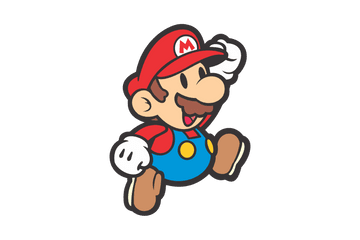 Super Mario Bros Cartoon Characters - Super Mario Paper Mario Png