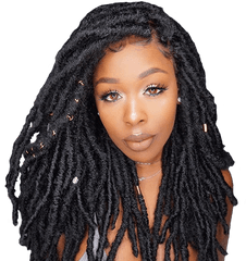 U0027lachau0027 Box Braids Full Lace - Dreadlocks Png