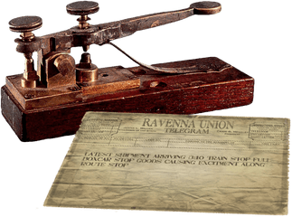 Png Free Old Telegram - Samuel Morse Telegraph