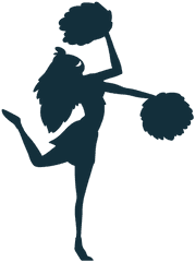 Transparent Png Svg Vector File - Cheerleader Silhouette Png