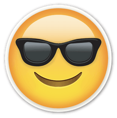 Smiling Face With Sunglasses Cool Emoji Png