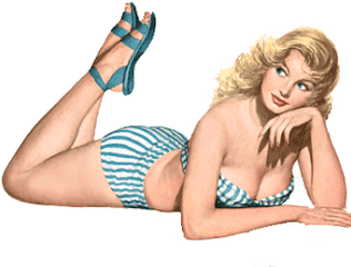 Download Pin Up Girl Png Transparent - Model