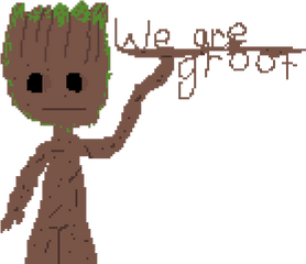 Pixilart - Baby Groot By Wyat Groot Png