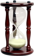 Classic Hourglass Sand Timer - Cherry 30 Minute Hourglass Hourglass Png