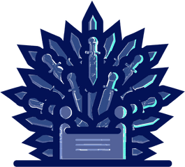 Chair Game Iron Of Series Throne - Game Of Thrones Icon Png