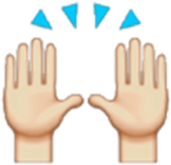 Celebration Emoji - Hands Raised Emoji Png