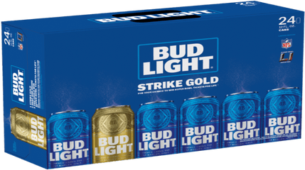 Bud Light Golden Can - Bud Light Strike Gold Png