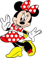 Minnie Vermelha Deitada Png Image - Minnie Mouse Mickey Mouse Drawing