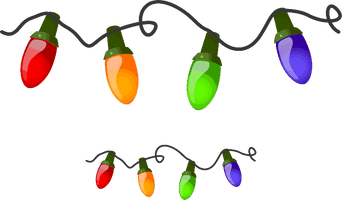 Holly Lights Free Download - Free PNG