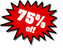 75 percent Off Png