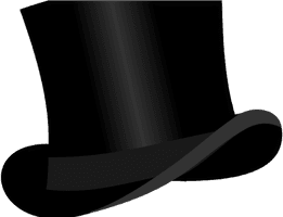 Black Pic Magic Hat Download HQ - Free PNG