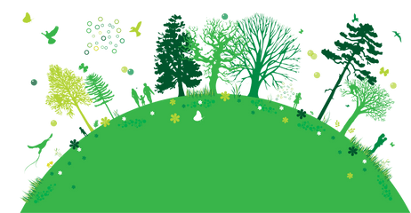 Clipart Forest Ecosystem - Go Green Png