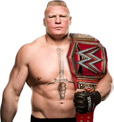 Brock Lesnar Universal Champion - Brock Lesnar With Universal Championship Png