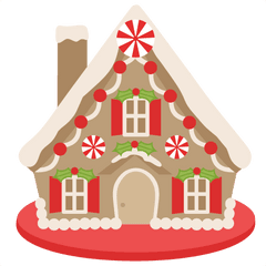 Transparent Background Gingerbread House Clipart - Gingerbread House Clip Art Png