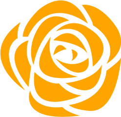 Orange Rose Icon - Orange Flower Icon Png