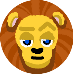 Yellow Agario Io Slitherio Face - Lion Agario Skin Png