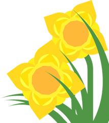 Clipart Daffodil Narcissus Spring Flower Plant - Flower Flower Spring Clipart Green Yellow Png