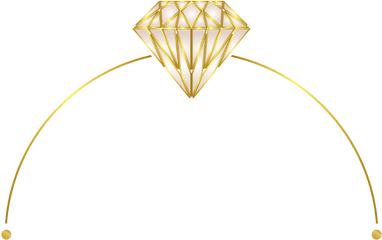 Create Your Own Free Diamond Wedding Ring Logo Design - Vertical Png