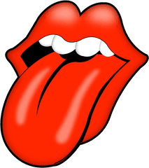 Tongue - Rolling Stones Logo Png