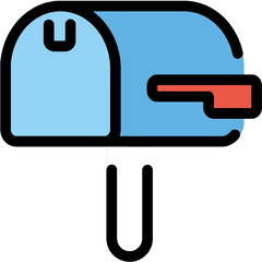 Closed Mailbox With Lowered Flag Emoji Clipart Free - Caixa Correios Bandeira Png