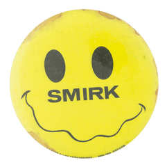 Download Smirk Smileys Button Museum - Acid House Mix 1988 Transparent Face Smile Emoji Png