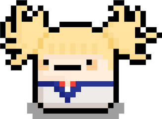 Himiko Toga Meep Clipart - Pikachu Pixel Art Png