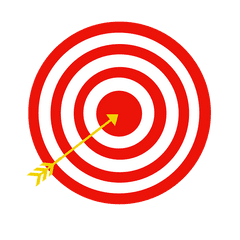 Bullseye Png And Vectors For Free - Red Bulls Eye With Arrow