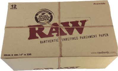 Raw Rolling Paper Parchment 100mm - Box Png