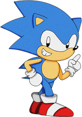 Sonic Mania Victory Pose By Clwent - Sonic Mania Victory Pose Png