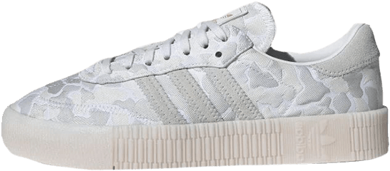 Womenu0027s Adidas Sambarose Trainers Sole Womens - Adidas Samba White Camo Png