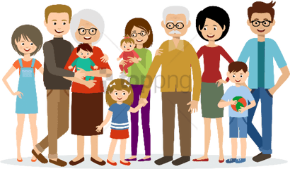 Png Big Family Animated Image - Big Family