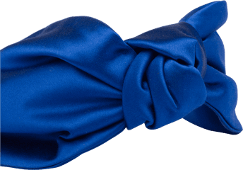 Download Satin Headband - Blue Headband Satin Hd Png Satin