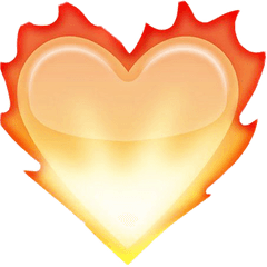 Fire Emoji Transparent - Fire Heart Emoji Clipart Full Fire Emojis Png Transparent Background