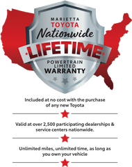 Download Mariette Toyota Lifetime Warranty Logo - Cocaine In Emblem Png