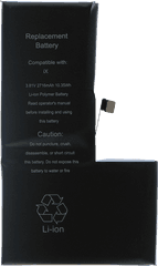 Iphone X Battery - Imad Mobile Iphone X Battery Replacement Png