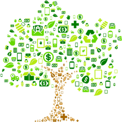 Download Greenbuyback Logo - Money Tree Icon Png Full Size Clip Art