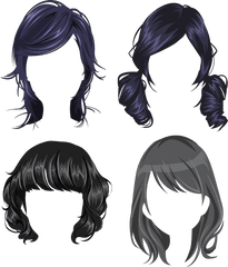 Hair Wig Png - Girl Wig Png