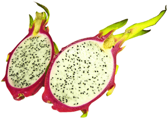 Two Half Dragon Fruit Png Image Dragonfruit