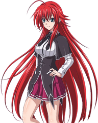 Madaras Hair Gunbai Personal - Rias Gremory High School Dxd Png