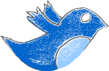 Drawing The Twitter Bird - Gif Png