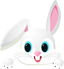 Library Of Rabbit With An Apple Svg - Cartoon Png