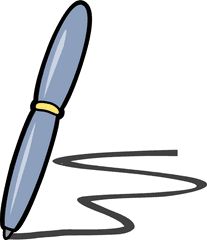 Book And Pen Clip Freeuse Library - Pen And Pencil Png