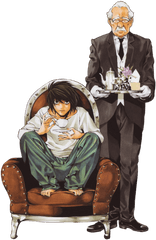 Mvc2 Illus Takeshi Obata Transparent In 2020 Death - Transparent L Death Note Manga Png