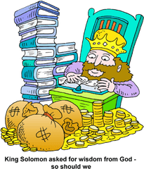 Image King Solomon With A Pile Of Money 1672273 - Png King With Money Cartoon