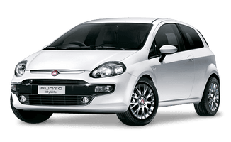 Fiat White Side View Free Photo - Free PNG