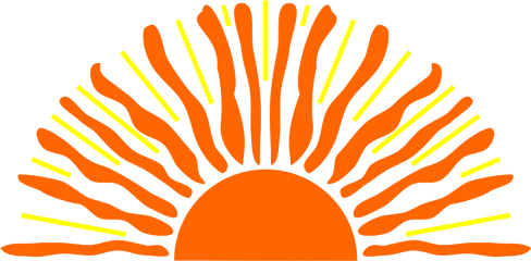 Library Of Half Sun Jpg Royalty Free - Sunrise Clipart Png